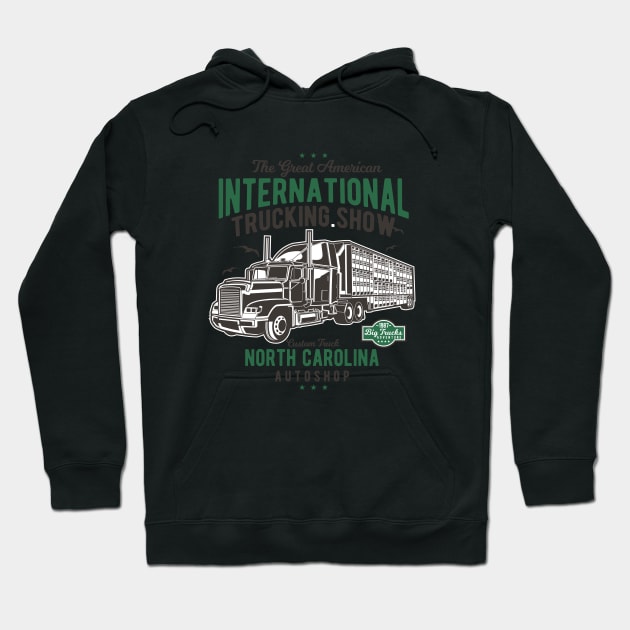 The American Trucking Show Hoodie by HealthPedia